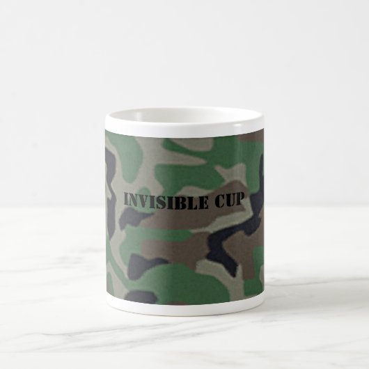 Camouflage Onzichtbare Koffiebeker Koffiemok (Center)