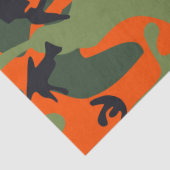 Camouflage Oranje jager Tissuepapier (Detail)