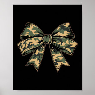 Camouflage Oude Camo Bow Camo Coquette Bow Hunting Poster