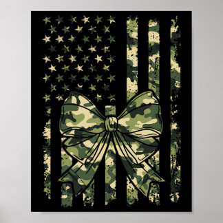 Camouflage Oude Camo Bow Camo Coquette Bow Hunting Poster