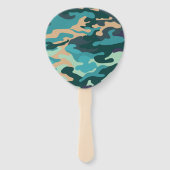 Camouflage Paddle Handwaaier (Achterkant)