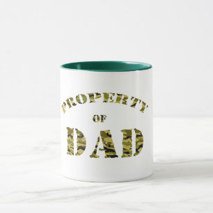 camouflage pap design camo vaderdag gift idee mok