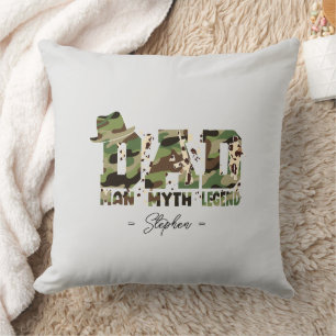 Camouflage "Papa – Man, mythe, legende" Kussen