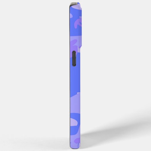 Camouflage pastel blauw Abstract patroon Case-Mate iPhone Case (Achterkant / Rechts)