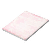 Camouflage pastel roze Abstract patroon Notitieblok (Gedraaid)