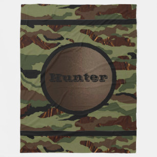 Camouflage Patroon 1 Fleece Deken-Hunter Deken
