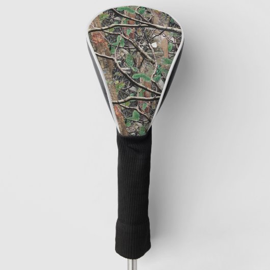 Camouflage Patroon 4 jagen Golfheadcover (Voorkant)