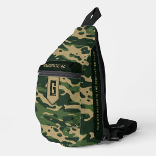 Camouflage Patroon Crossbody tas voor Man/Vader