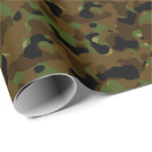 Camouflage-patroon van het Militair Groene Leger Cadeaupapier (Rol Hoek)