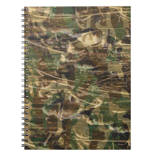 Camouflage Pattern Green Brown Notitieboek (Voorkant)
