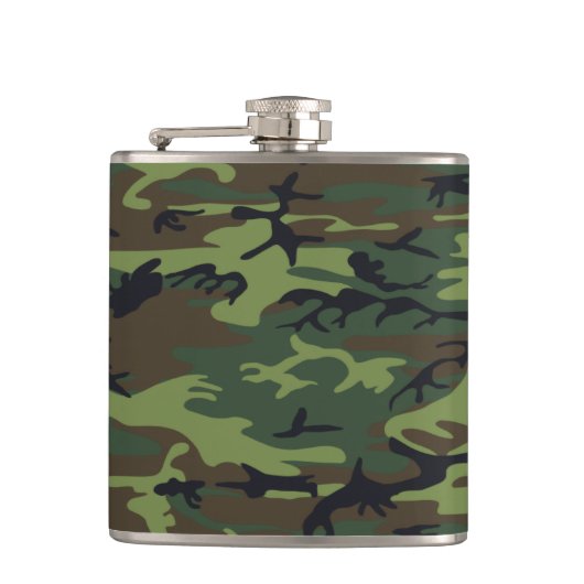 Camouflage Pattern Heupfles (Voorkant)