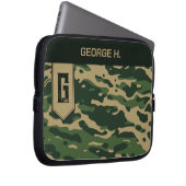 Camouflage Pattern Laptop Sleeve (Voorkant Rechts)