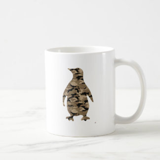 Camouflage Penguin Silhouette Koffiemok