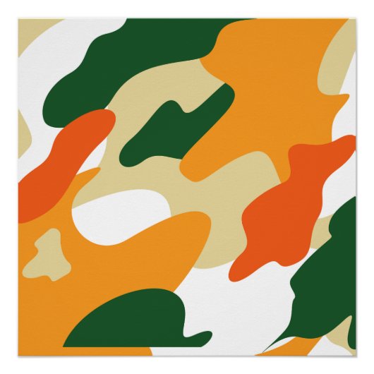 camouflage perfect poster (Voorkant)
