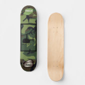 Camouflage personnalisé - Skateboard de l'armée (Recto)