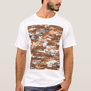 Camouflage Polka Dot: Abstract naadloos. T-shirt
