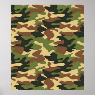 camouflage poster
