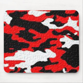 Camouflage Rode Patronen Muismat