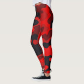 camouflage rood leggings (Links)