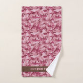 Camouflage rose (Serviette à main)