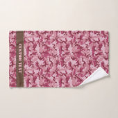 Camouflage rose (Serviette à main)