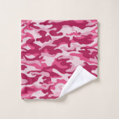 Camouflage rose (Gant de toilette)