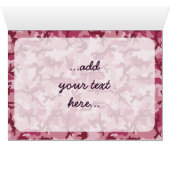 Camouflage rose (Intérieur Horizontal (Bas))