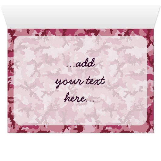 Camouflage rose (Intérieur Horizontal (Bas))