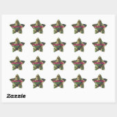 Camouflage rose Bachelorette Stickers Hashtag (Feuille)