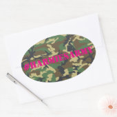 Camouflage rose Bachelorette Stickers Hashtag (Enveloppe)