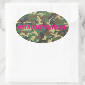 Camouflage rose Bachelorette Stickers Hashtag (Sac)