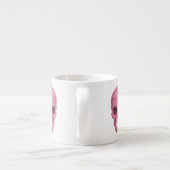 Camouflage rose Crâne Espresso Mug (Dos)