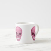 Camouflage rose Crâne Espresso Mug (Devant droit)