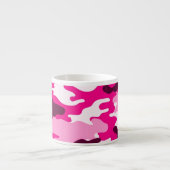Camouflage rose Espresso Mug (Devant)