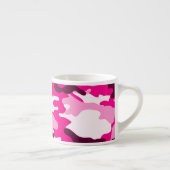 Camouflage rose Espresso Mug (Droite)