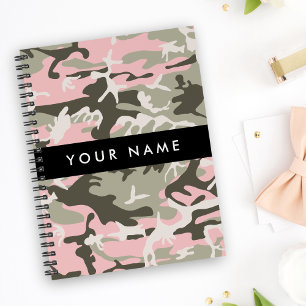 Camouflage Rose et Vert Personnalisez votre nom