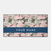 Camouflage rose et vert Votre nom Personnalisez (Recto)