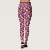Camouflage rose Feline (Motif 1) Leggings (Dos)