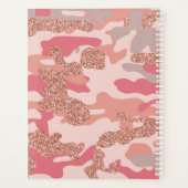 Camouflage Rose Gold Blush Pink Camo Motif de l'ar (Dos)