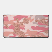Camouflage Rose Gold Blush Pink Camo Motif de l'ar (Recto)