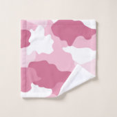 Camouflage rose Monogramme (Gant de toilette)