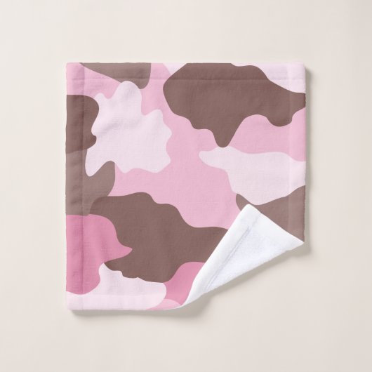 Camouflage rose Monogramme (Gant de toilette)