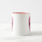 Camouflage rose Mug crâne (Centre)