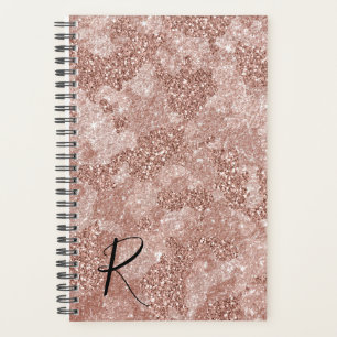 Camouflage rose Parties scintillant or Monogramme
