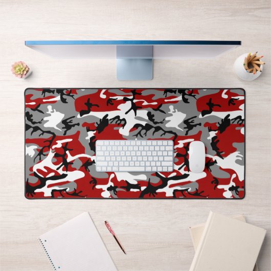 Camouflage rouge et gris, Militaire, Armée (Bureau 1)