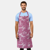 Camouflage Roze Schort (Gedragen)