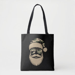 Camouflage Santa Claus zonnebril Kerstmis Camoufla Draagtas