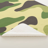 Camouflage Sherpa Deken (3/4)