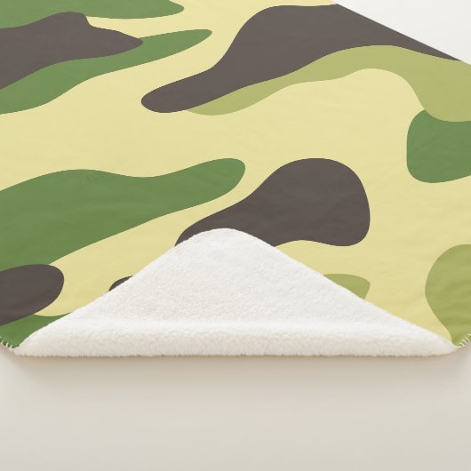 Camouflage Sherpa Deken (3/4)
