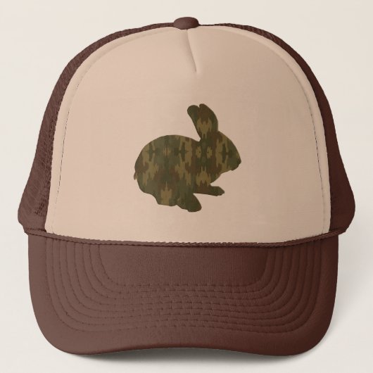 Camouflage Silhouette Casquette lapin de Pâques (Devant)
